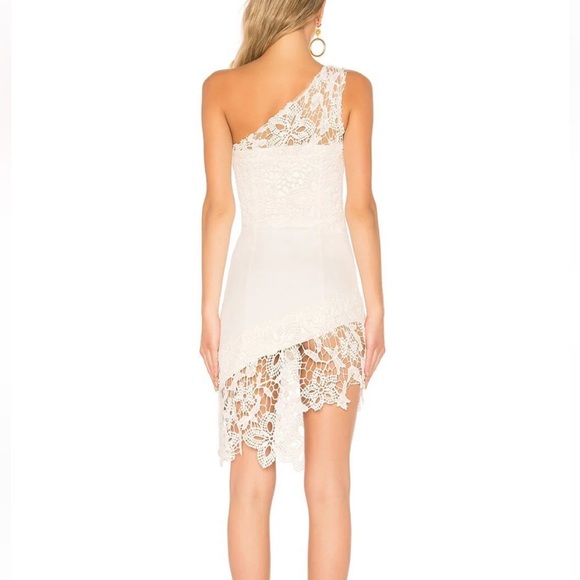 Lovers + Friends Yazmin Dress White Lace Size Small New With Tags - Picture 3 of 14